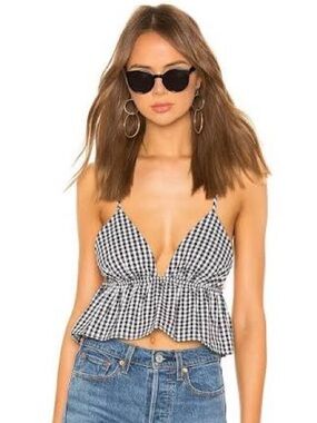 Superdown Paula Peplum Top